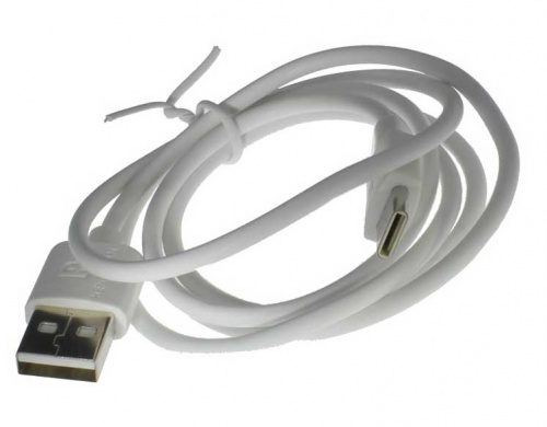 Шнур USB штекер - TYPE-C штекер  1м белый MS-01/02/03 (ДАК)