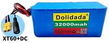 техн. 12v Li, 24500mAh,  1550х55х65мм, с разъёмом 5,5/2,1 мм. и XT-60, защищённый, 3S8P