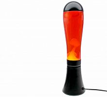 Светильник LAVA LAMP 45cm настольный красно-желтый, корпус черный