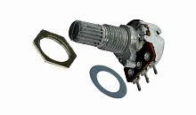 Резистор переменный    1 кОм моно RK-1233N1-B-1 kOm-KC-17mm WH148