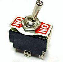 Тумблер ON-ON 6P винт 10A 250v  KN3(B)-202(A) on-on