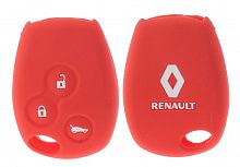 Чехол брелока Renault  KB-L084 (3-кнопки) на ключ(К)