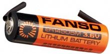 Батарейка FANSO AA ER14505 ER14500 3,6 V LiSOCL2  Li 2200ma*h (счётчики,весы,кассы,кодов.замки) с выводами, повышенная токоотдача