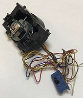 Магнитная головка стерео + стирающая головка реверс в сборе с разъемом