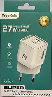 Блок питания Type-C PD27w в розетку FreeKint KT-007