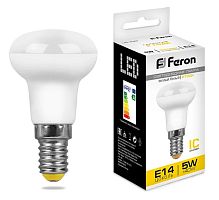 Лампа светодиодная Лампа Е14 R39 5W 2700К Матовая Feron LB-439 предназначена для использования в осветительных приборах наружного и внутреннего освещения объектов промышленного, коммерческого и бытового назначения.
Тёплая матовая Диаметр 39 mm. Длинна 65 мм. Индекс цветопередачи Ra>80. Мощность 5вт. Напряжение 170-265V. Световой поток 380лм. Срок службы 30 000 часов. Форма колбы R39 рефлектор. Цветовая температура 2700K. Цоколь E14 Лампа Е14 R39 5W 2700К Матовая Feron LB-439