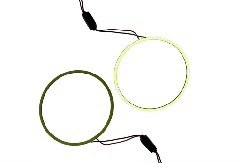 Кольцо LED 130мм (12-24V), при 12v-170ma, БЕЛОЕ 6000К, цена за 1 шт., в блистере- 2шт.