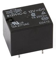 Реле 12vDC 7А 250VAC 812H-1C-C Song Chuan 1 группа переключающихся контактов