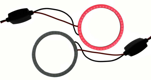 Кольцо LED 60mm (12-24v), при 12v-200mA, КРАСНОЕ, цена за 1 шт., в блистере- 2шт. фото 2