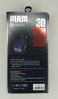 БП USB 5v 3A, 9v,12v MRM-819C QuickCharger 3.0  2USB корпус пласт. в розетку черный
