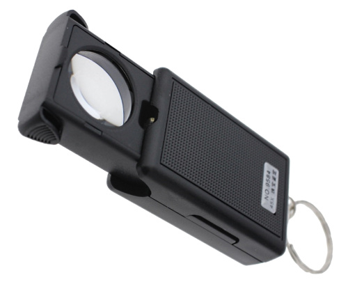 ЛУПА раскладная 45х.(21мм), LED (9584) ЛУПА раскладная 45х.(21мм), LED (9584)