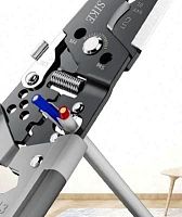 Инструмент универсальный ручной для разделки и зачистки кабеля, серый