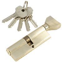 Цилиндровый механизм PLP NW90 английский ключ/вертушка SN Матовый никель