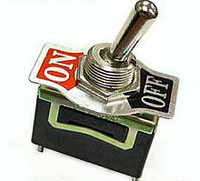 Тумблер ON-OFF 2P винт 10A 250v  KN3(C)-101P(A) on-off