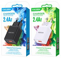 Блок питания USB 2,4A в розетку Kakusiga KSC-930 