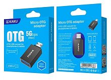 Переходник USB A гнездо - microUSB штекер OTG Kakusiga KSC-533 