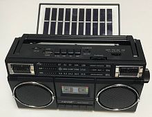 Колонка портативная FM NS-7225S, солнечная батарея с регулировкой положения