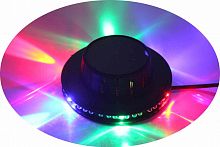 Светильник  RGB LED-48 праздничный черный,  с микрофоном