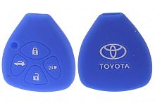 Чехол брелока Toyota  KB-L024 (4-кнопки)(С)на ключ Crown, Camry, Reiz,