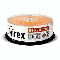 Диск DVD+R MIREX 4,7GB 16х балк