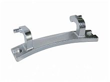 Петля люка стиральной машины, для Haier, L139мм, хром., 0020102643
