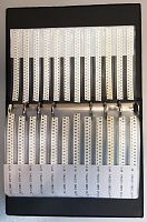 Книга с резисторами smd 0805, 0,25 w, 0 Om - 10 Mom ± 1% ( 4750 штук )