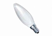 Лампа E14 60W 230v B35 630Lm свеча прозрачная ASD