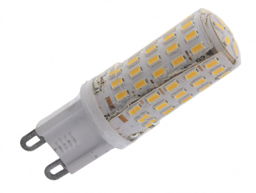 Лампа G9 5W 3000К Прозрачная LED-66(3014)