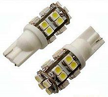Лампа авто T10 (3528) LED-20 360* белый (Освещение для авто T10 1.3W 20 LED 3528 100 LM) (96860)
