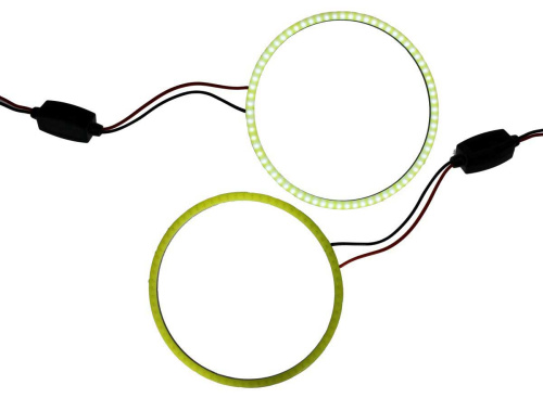 Кольцо LED 100мм (12-24V), при 12в-290ма, БЕЛОЕ 6000К, цена за 1 шт., в блистере- 2шт. фото 2