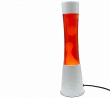 Светильник LAVA LAMP 40cm настольный красно-желтый, корпус белый