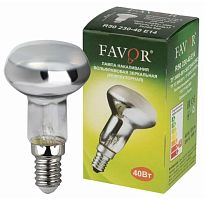 Лампа E14 R50 40w зеркальная Favor