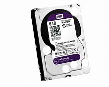 Жесткий диск Purple WD60PURX, 6Тб  Жесткий диск 3.5" 6Тб SATA 3.0 