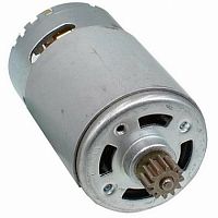 Двигатель шуруповерта, 12V, корпус D-37.5мм, шестерня d-10, z-12, h-7мм, для Интерскол