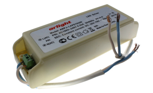 Драйвер светодиодный 350mA 35-70V 25W ARPJ-LAPE70350 фото 2