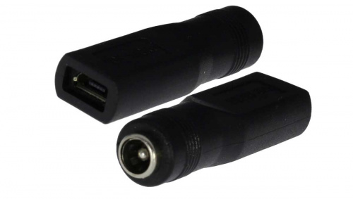Переходник питания 5,5 - micro USB гнездо (ДАК)