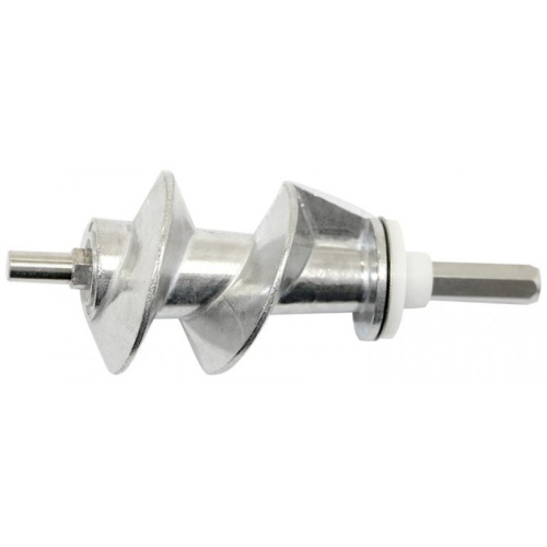 Шнек мясорубки, для Moulinex, под 6-ти гранн., длинный шток, SS-989843, MS004