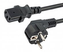 Шнур питания сетевой Евровилка - IEC C13 (3-pin) (компьютерный) (3х0.75) 3м REXANT 11-1122