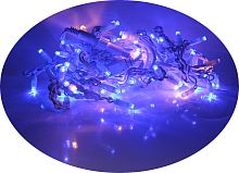 Гирлянда занавес синяя 3х0,6м, бел.толст..пров.LED-100 (70 диодов) 8мм.грань уличная 