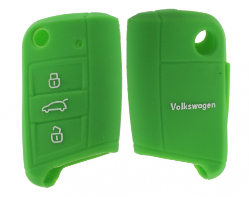 Чехол брелока Volkswagen KB-N027 (3-кнопки) Golf выкидной ключ(З)