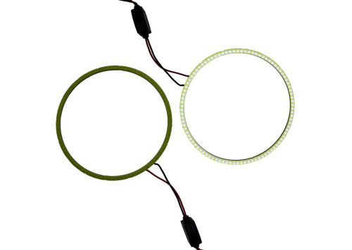 Кольцо LED 120мм (12-24V), при 12v-290ma, БЕЛОЕ 6000К, цена за 1 шт., в блистере- 2шт.