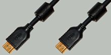 Шнур HDMI штекер - HDMI штекер 5м пластик GOLD фильтр D5.8мм v2.0b  PREMIER