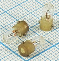 Лампа 6v 80мА СМН-6-80 сверхминиатюрная с байонетным цоколем B3,5s