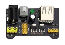 Блок питания для MB-102  выход 3,3/5v 700ма , вход DC 7...12 v через разъём 5,5*2.1, выход USB