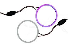 Кольцо LED 80мм (12-24V), при 12в-280ма, СИНЕЕ, цена за 1 шт., в блистере- 2шт.