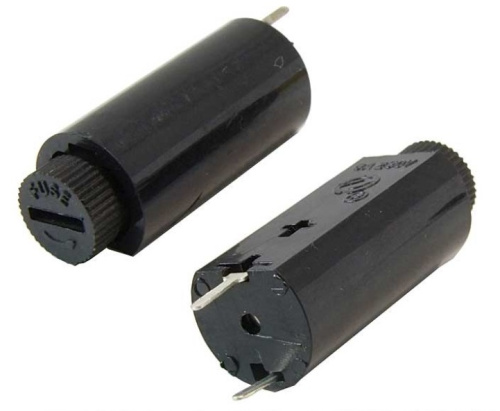 Держатель предохранителя 5х20мм ZH111 огнестойкий