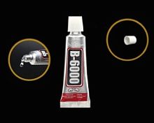 Клей В-6000 для ремонта ювелирных изделий, прозрачный, 3 мл.