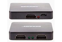 Сплиттер HDMI 1 вход (штекер) - 2 выхода (гнезда), мини, 2К