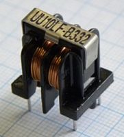 Дроссель 2х3,3 мГн на плату 18х16х21мм UU10LF-B332