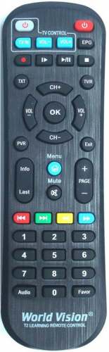 WORLD VISION T62A DVB-T2 Learning TV Control 